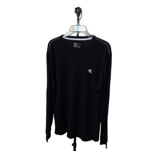 Men’s Express Black Waffle Knit Thermal